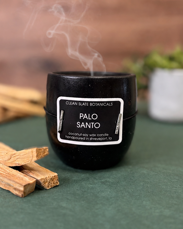 Palo Santo Concrete Candle
