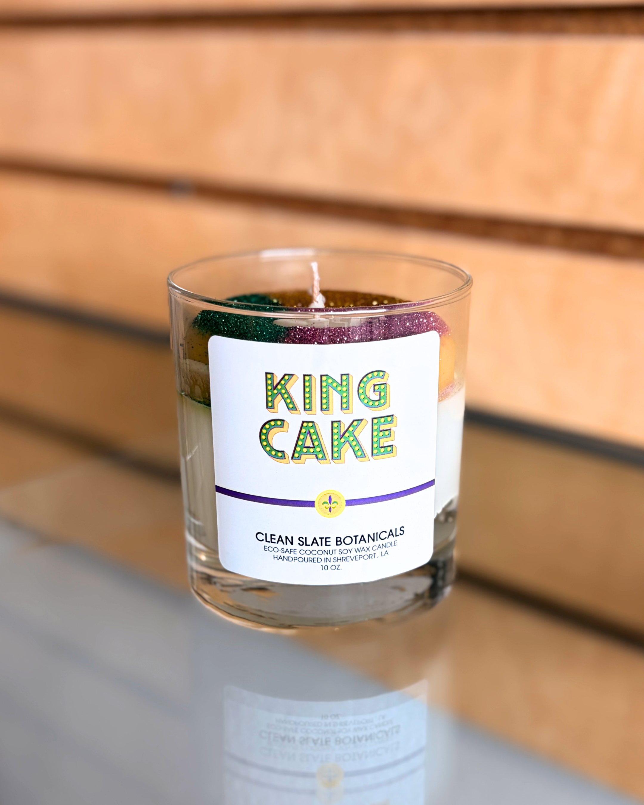 Clean Slate Botanicals King Cake Candle