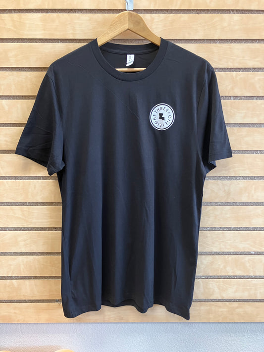 Three One Eight Black Tshirt