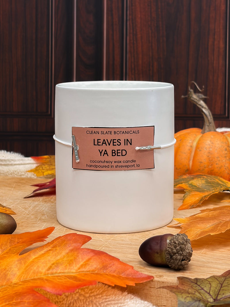 Leaves In Ya Bed Candle