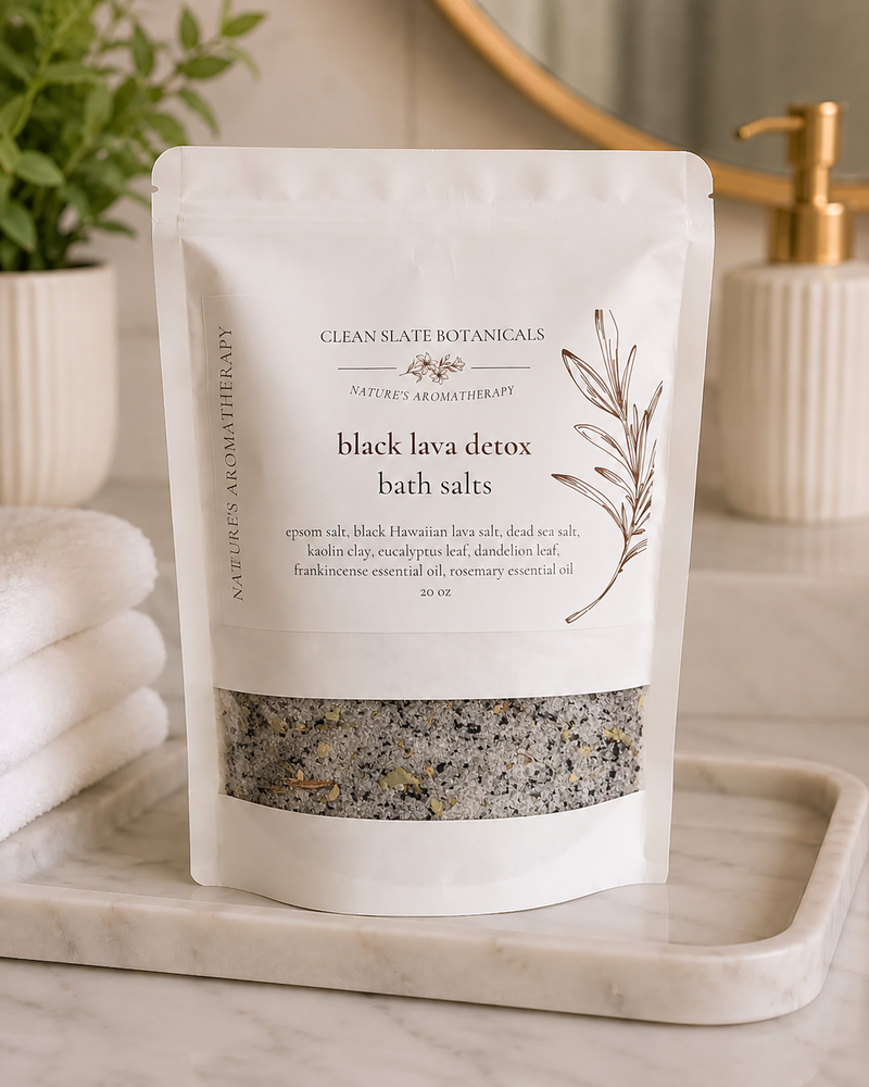 Black Lava Bath Salts