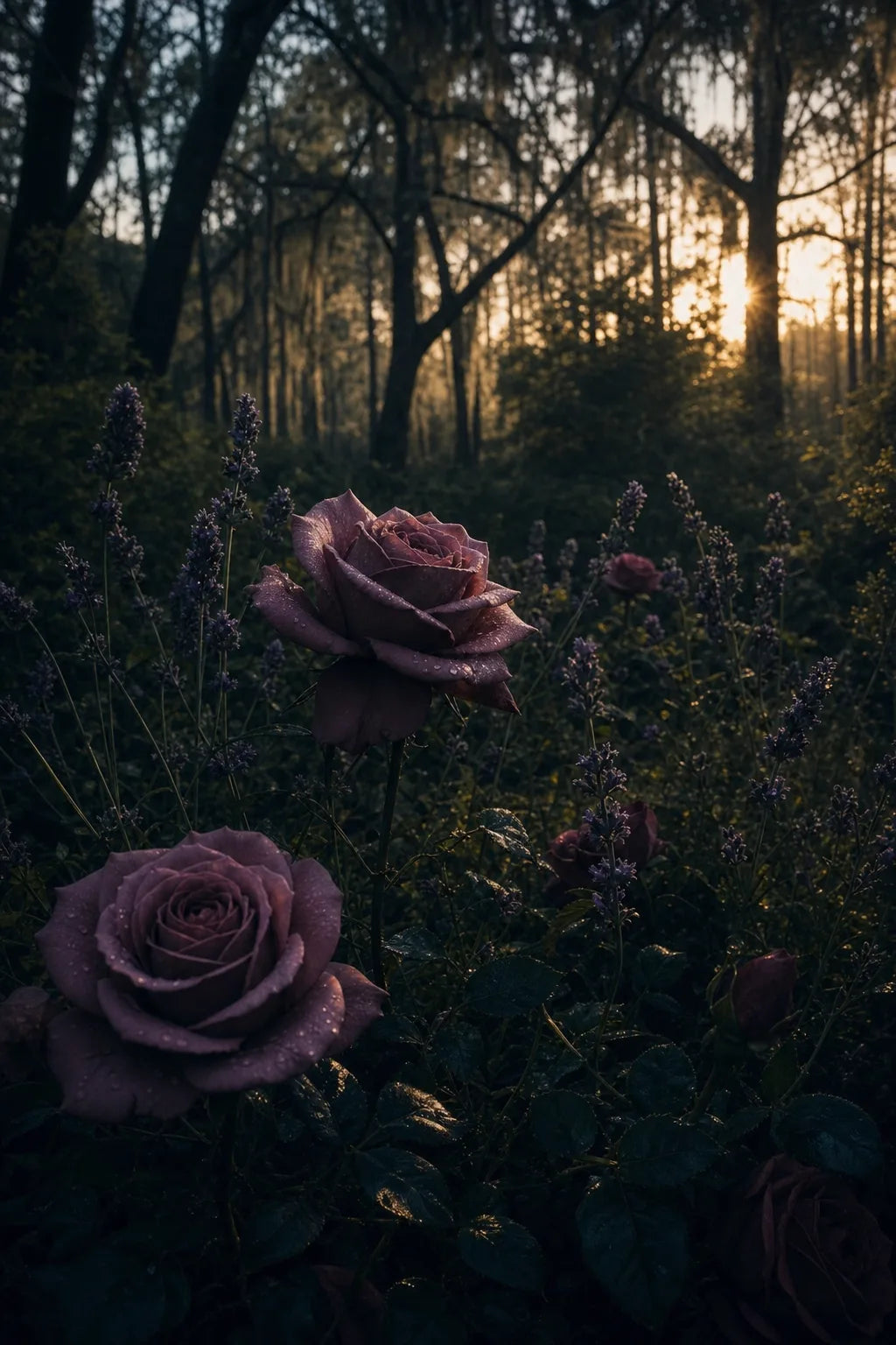 Ellerbe Woods — forest dusk