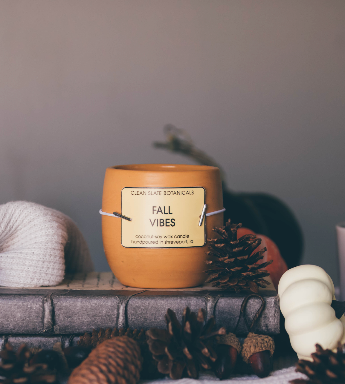 fall vibes candle