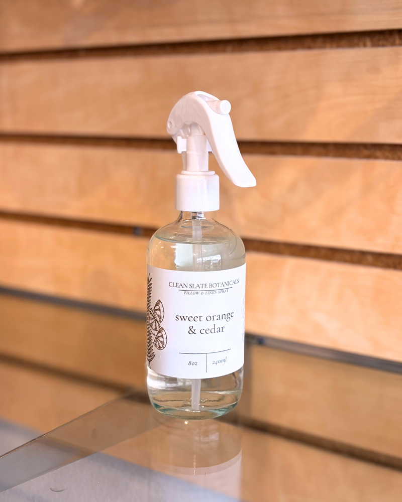 Sweet Orange & Cedar Pillow & Linen Spray