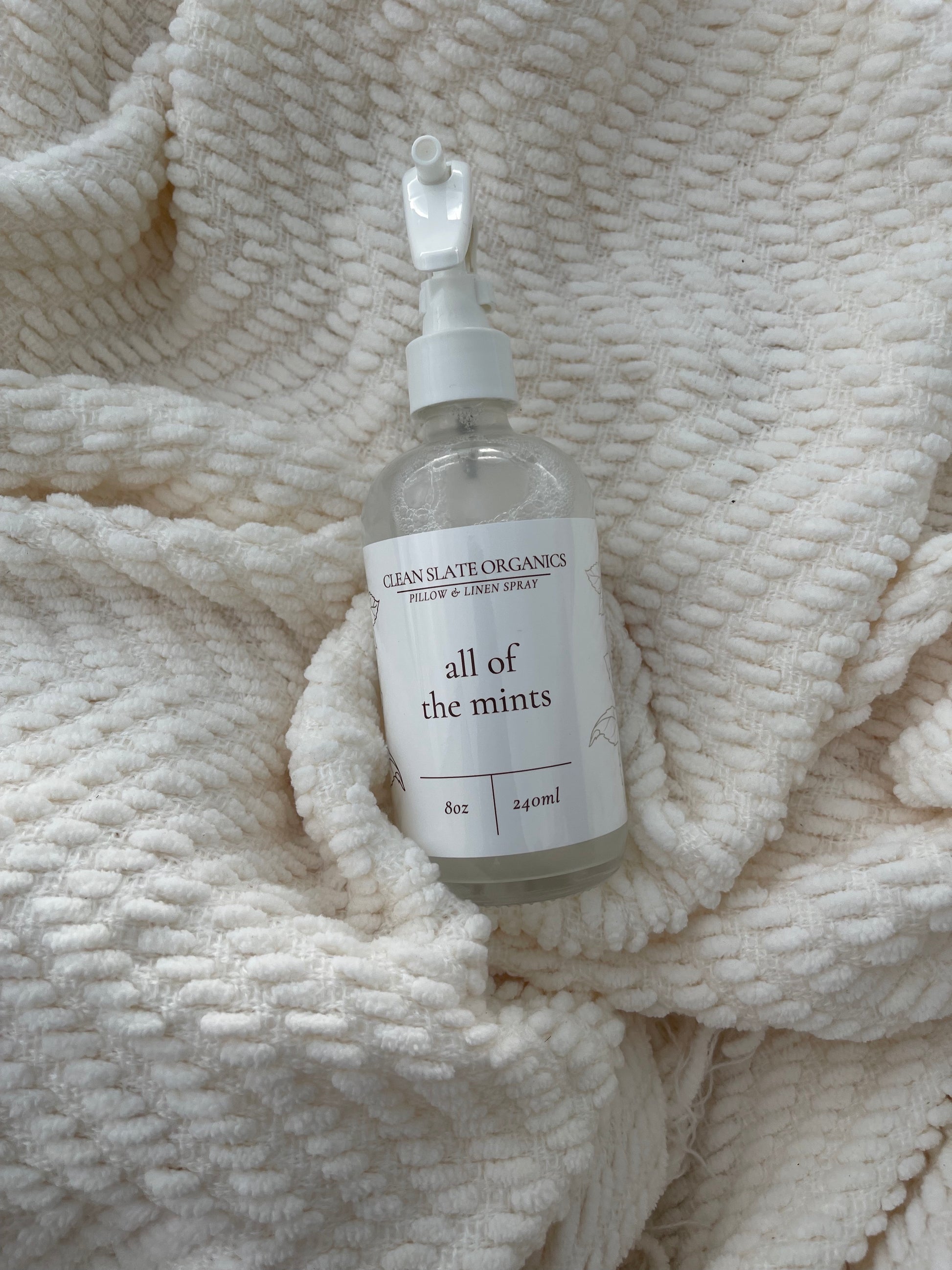 mint linen spray